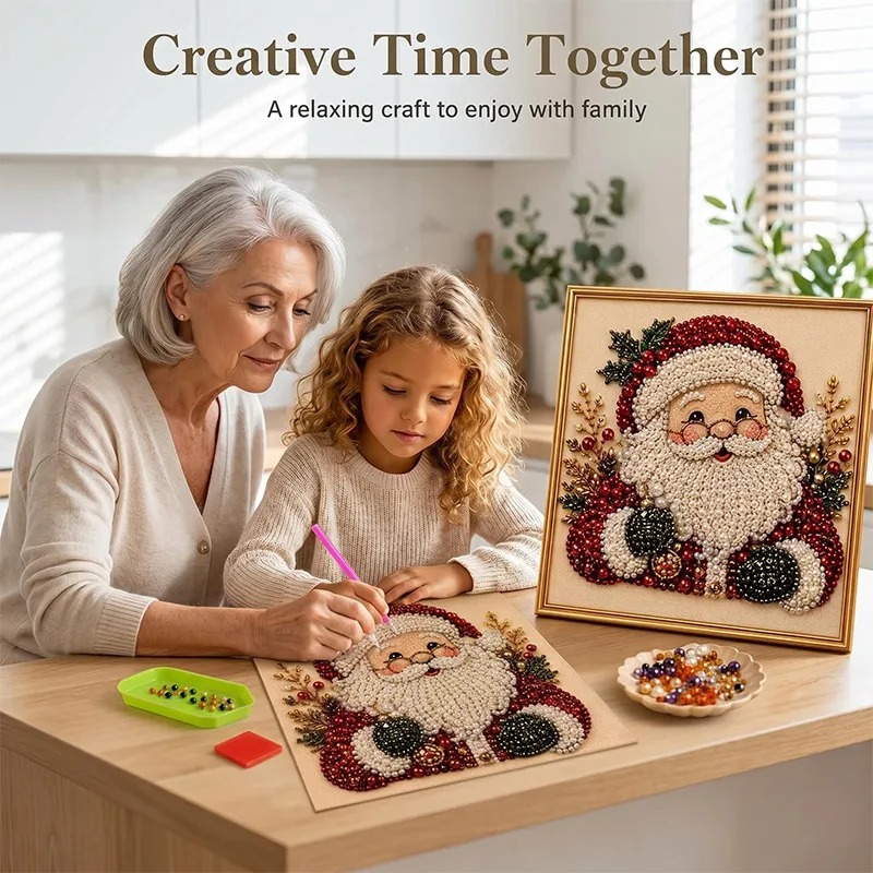 Resin Craft For Beginners - Noel İnci Elmas Boyama Sanat Seti