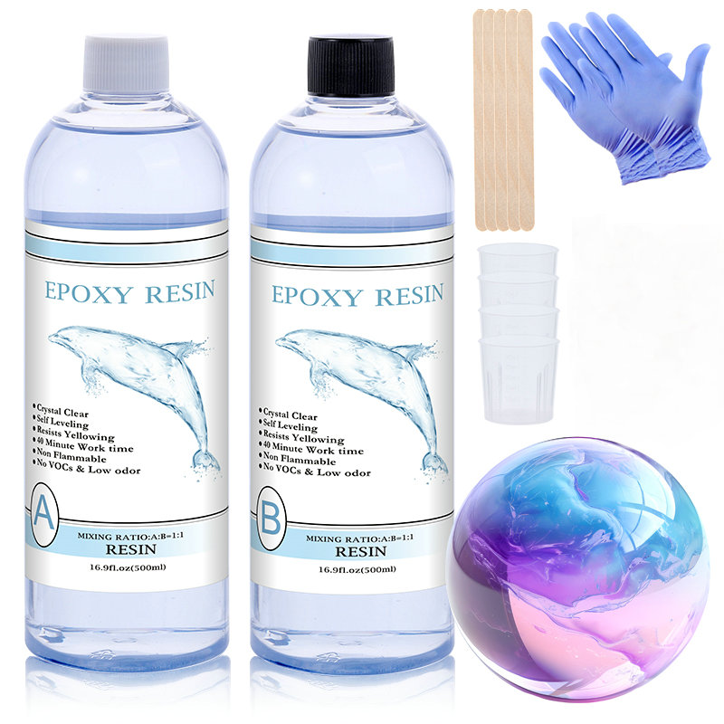 Mixing Cup Silicone - 1:1 Şeffaf Epoksi Reçine Kristal Berraklığında