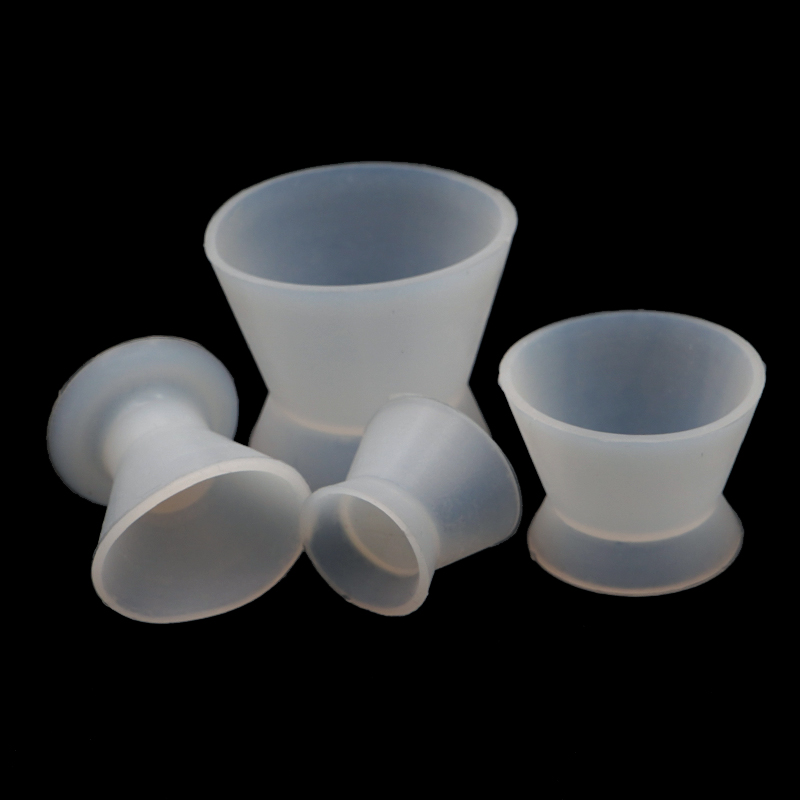 Mixing Cup Silicone - 4 adet diş malzemeleri karıştırma fincan