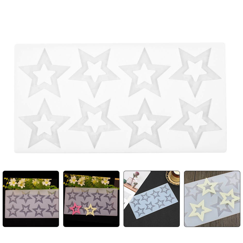 Silicone Mold Tray - Silikon Pişirme Kalıbı Yıldız Şeklinde Gıda