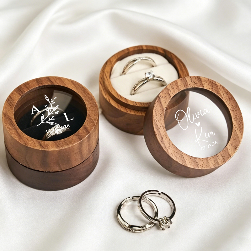 Kişiselleştirilmiş Alyans Kutu - Wood Ring Blank incelemesi ve fiyatı
