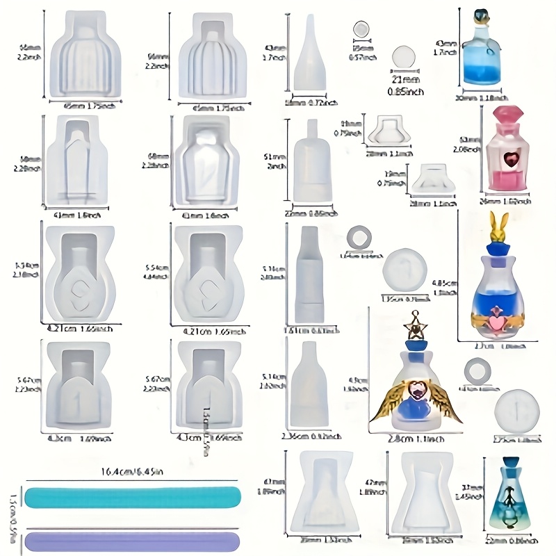 5 Parçalı Parfüm Şişesi Reçine - Resin Jewelry Kit incelemesi ve fiyatı